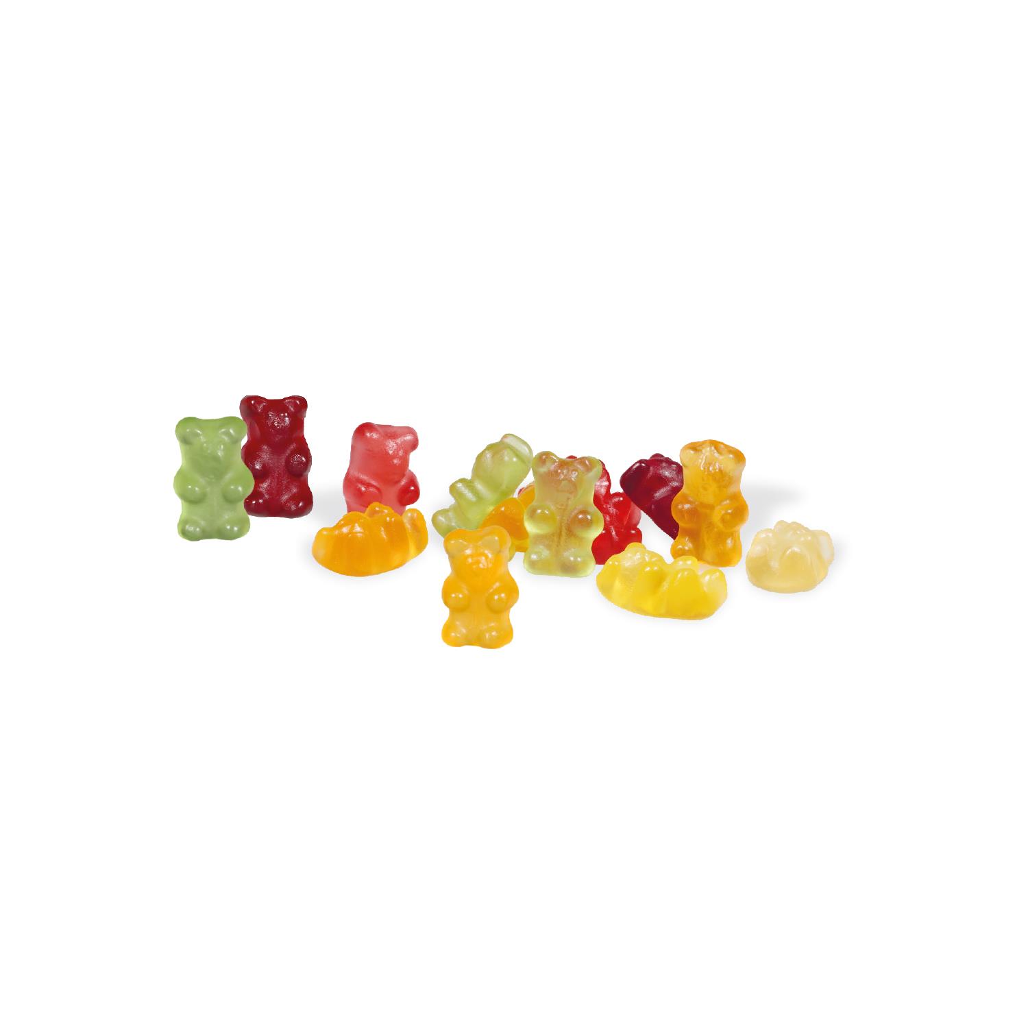Werbe-Fruchtgummi Paperbox mit Einleger und Banderole Ökovital
