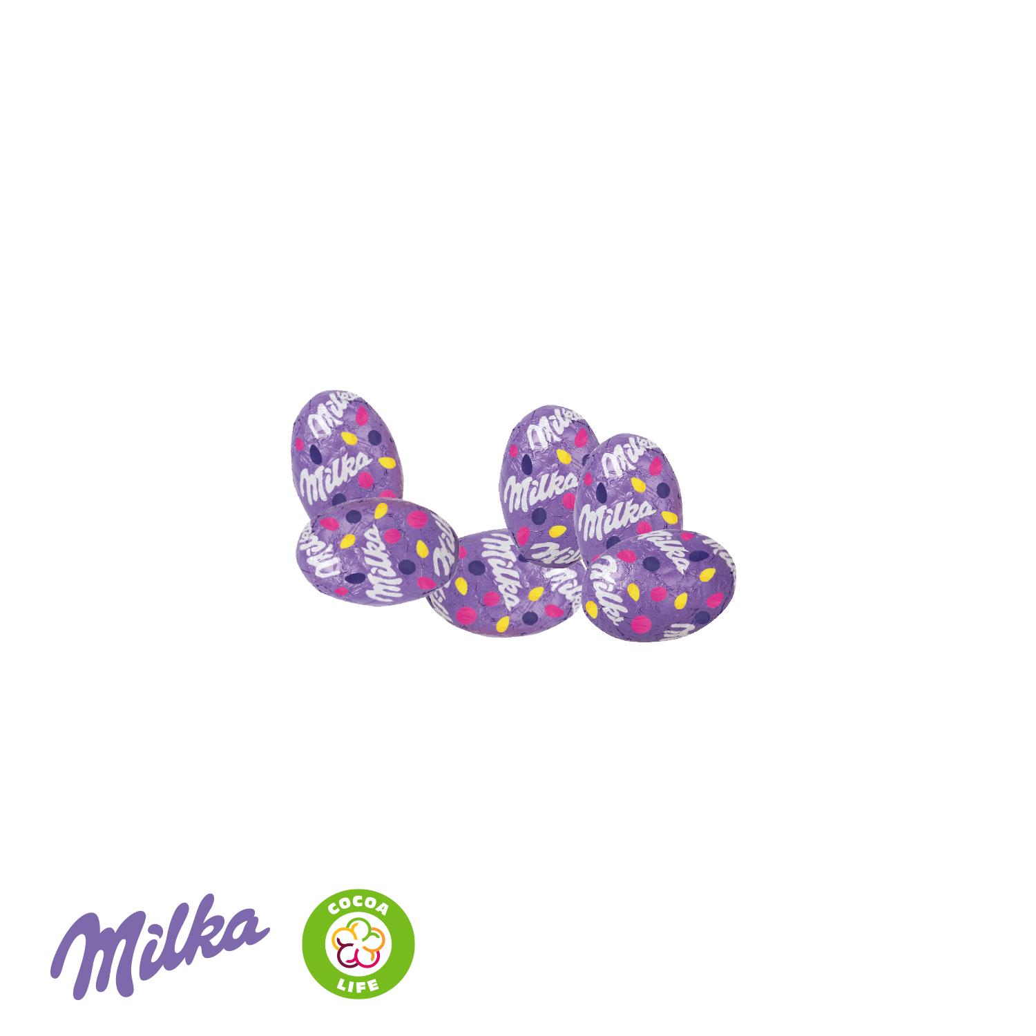 Schoko-Eier 6er mit Milka Schokolade Milka