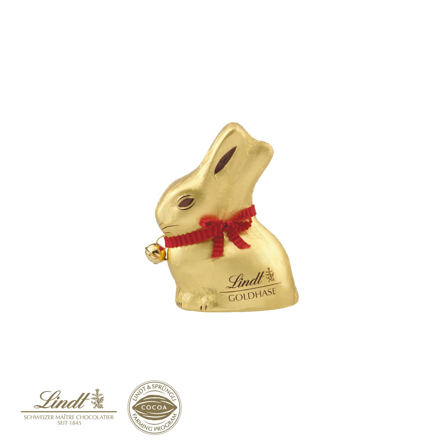 Lindt Goldhase im Werbeaufsteller, 50 g Lindt