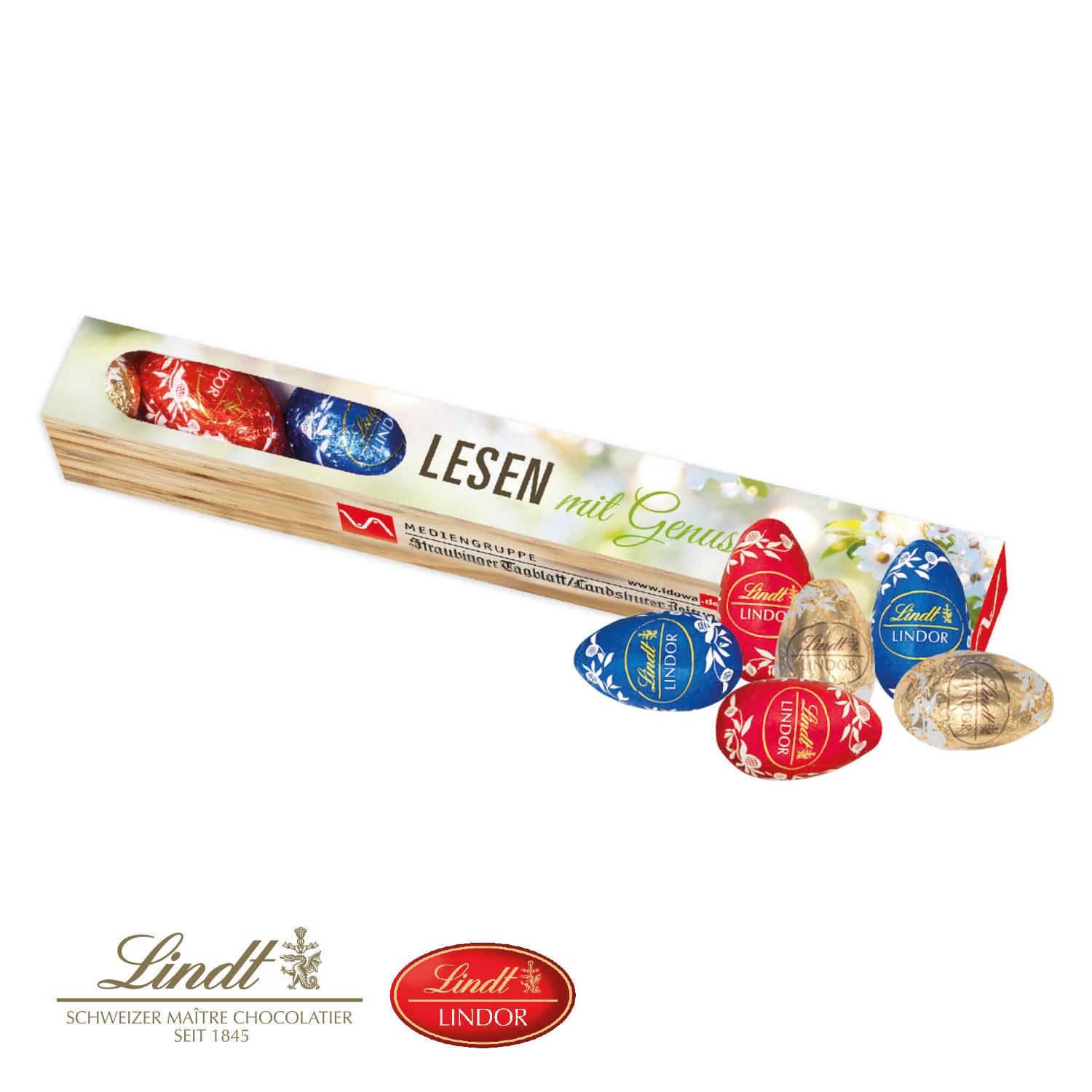 Eier Parade mit Lindt Schokolade Lindt