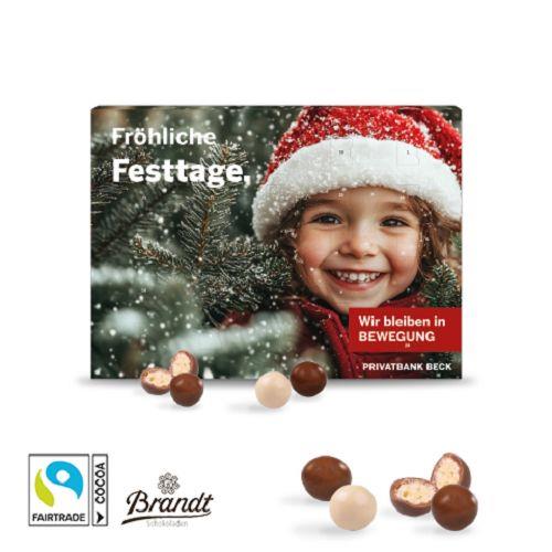 Wand-Adventskalender mit Brandt Knusperkugeln Brandt