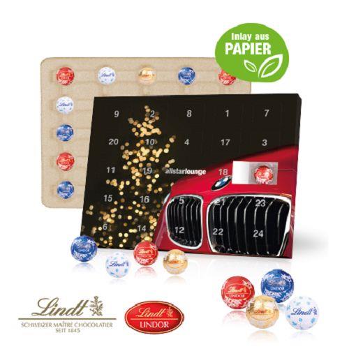 Tisch-Adventskalender Lindt ´Gourmet Edition´, Inlay aus Papier Lindt