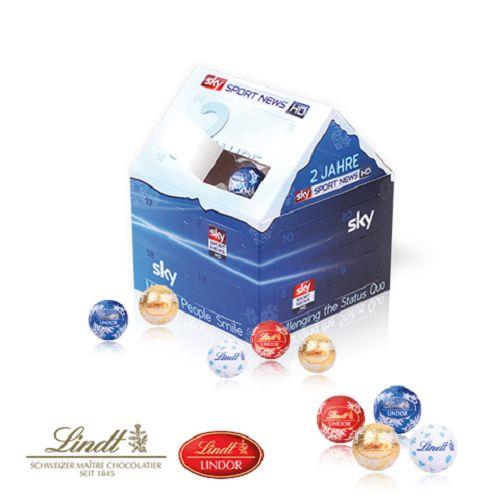 Adventskalender ´Weihnachtshaus´ Classic mit Lindt Schokolade Lindt