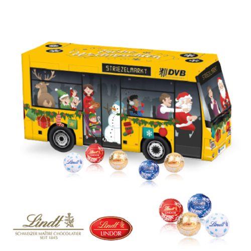 3D Adventskalender ´Bus´ mit Lindt Schokolade Lindt