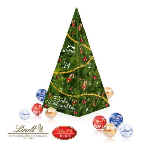 Adventskalender ´Weihnachtspyramide´ mit Lindt Schokolade Lindt