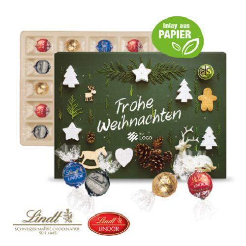 Adventskalender Lindt Lindor, Inlay aus Papier Lindt