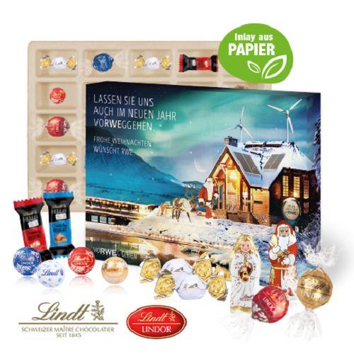 Adventskalender Lindt ´Premium Selection´, Inlay aus Papier Lindt