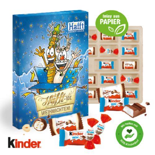 Adventskalender kinder® „Happy Moments“, Inlay aus Papier kinder