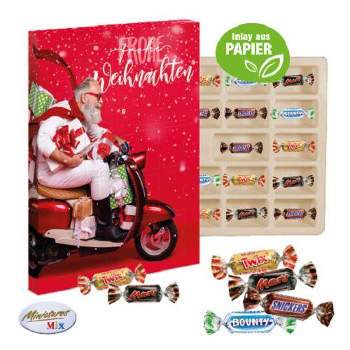 Adventskalender Mars® Miniatures® Mix, Inlay aus Papier mars