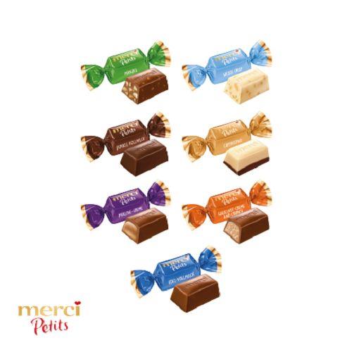 Adventskalender mit Merci Petits, Inlay aus Papier Merci