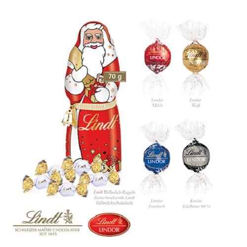Premium-Präsent mit Lindt Weihnachtsmann „Maxi“ Lindt
