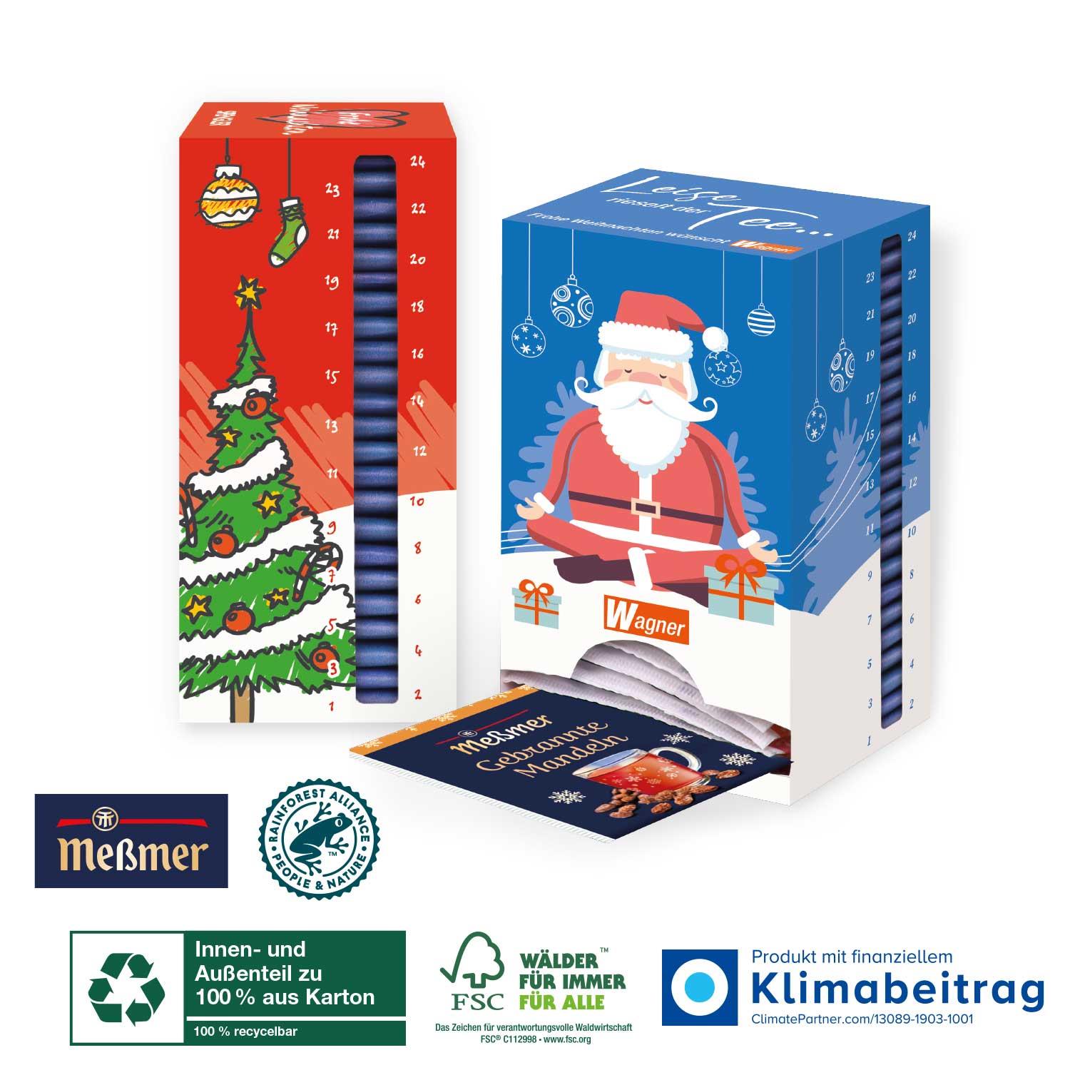 Adventskalender Meßmer ´Tee-Turm´ Meßmer