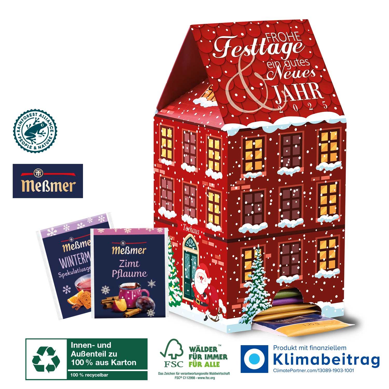Adventskalender Meßmer „Tee-Haus“ Meßmer