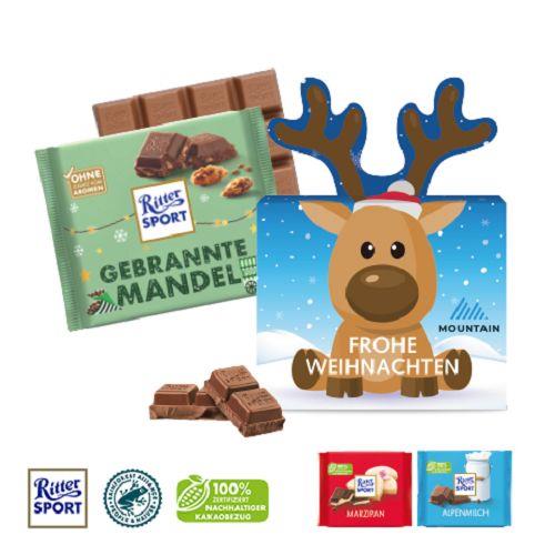 Schokotafel Ritter SPORT „Rentier“ Ritter SPORT