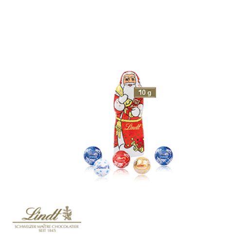 3D Präsent ´LKW´ mit Lindt Minis und Nikolaus Lindt