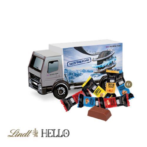 3D Präsent ´LKW´ mit Lindt HELLO