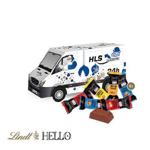 3D Präsent ´Transporter´ mit Lindt HELLO