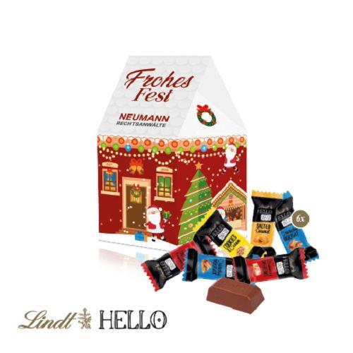 3D Präsent ´Haus´ mit Lindt HELLO