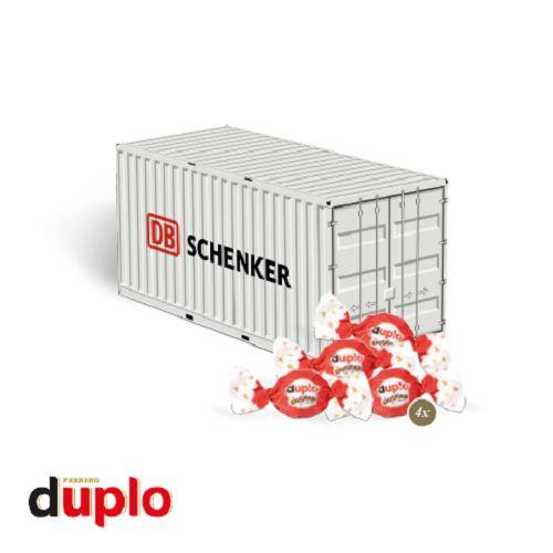 3D Präsent ´Container´ mit duplo Knusperlen duplo