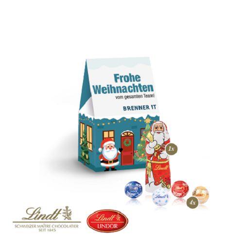 Präsent ´Christmas Minis´ mit Lindt Minis und Nikolaus Lindt