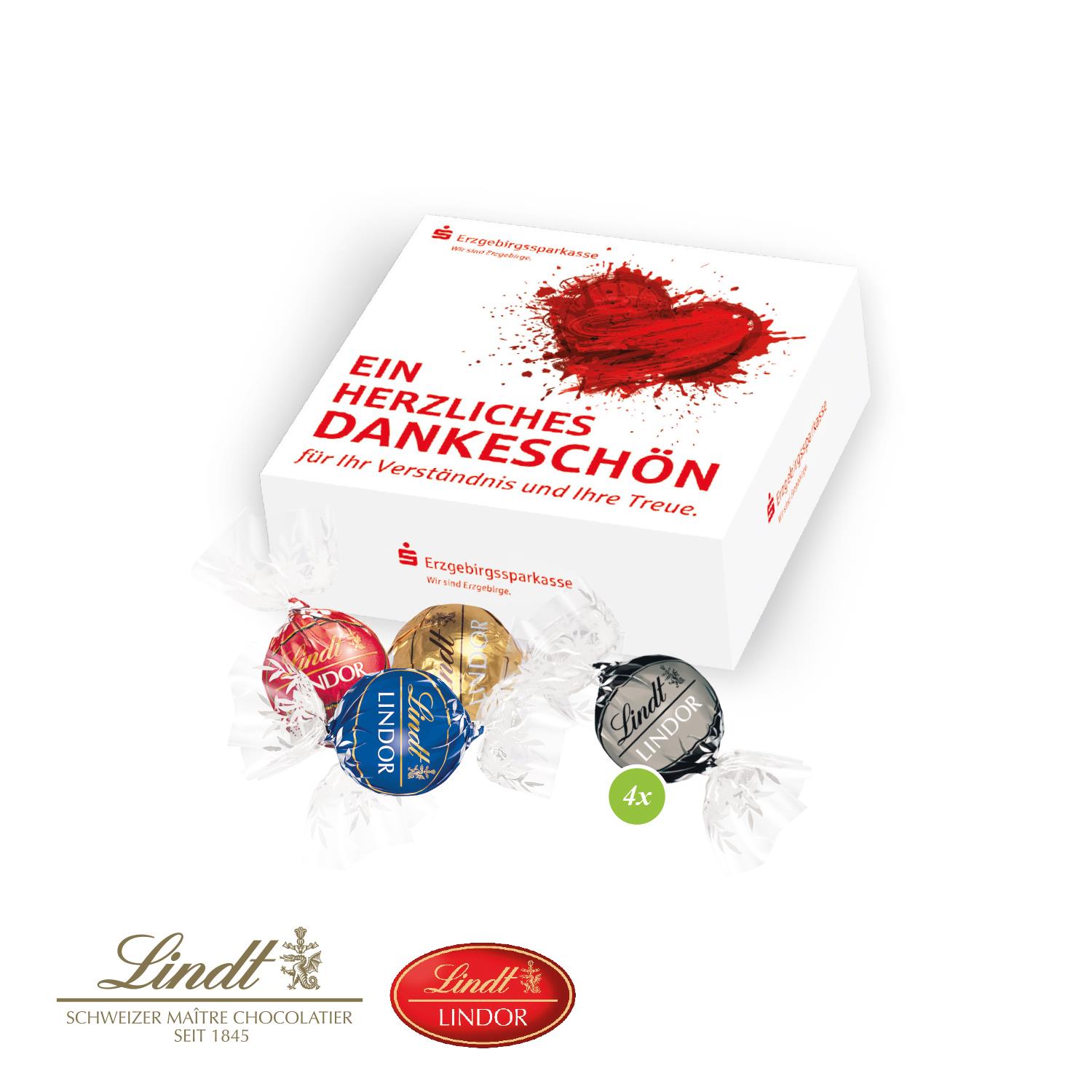 Lindor-Präsent, 4er Lindt