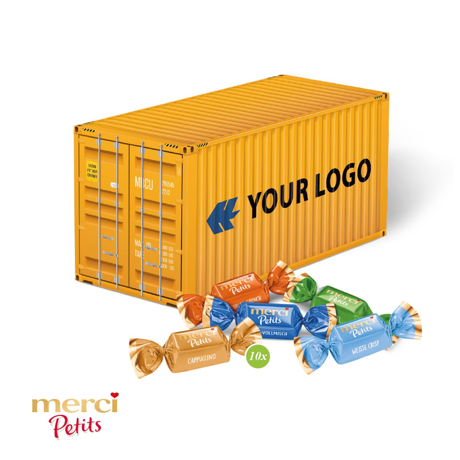 3D Präsent ´Container´ mit Merci Petits Merci