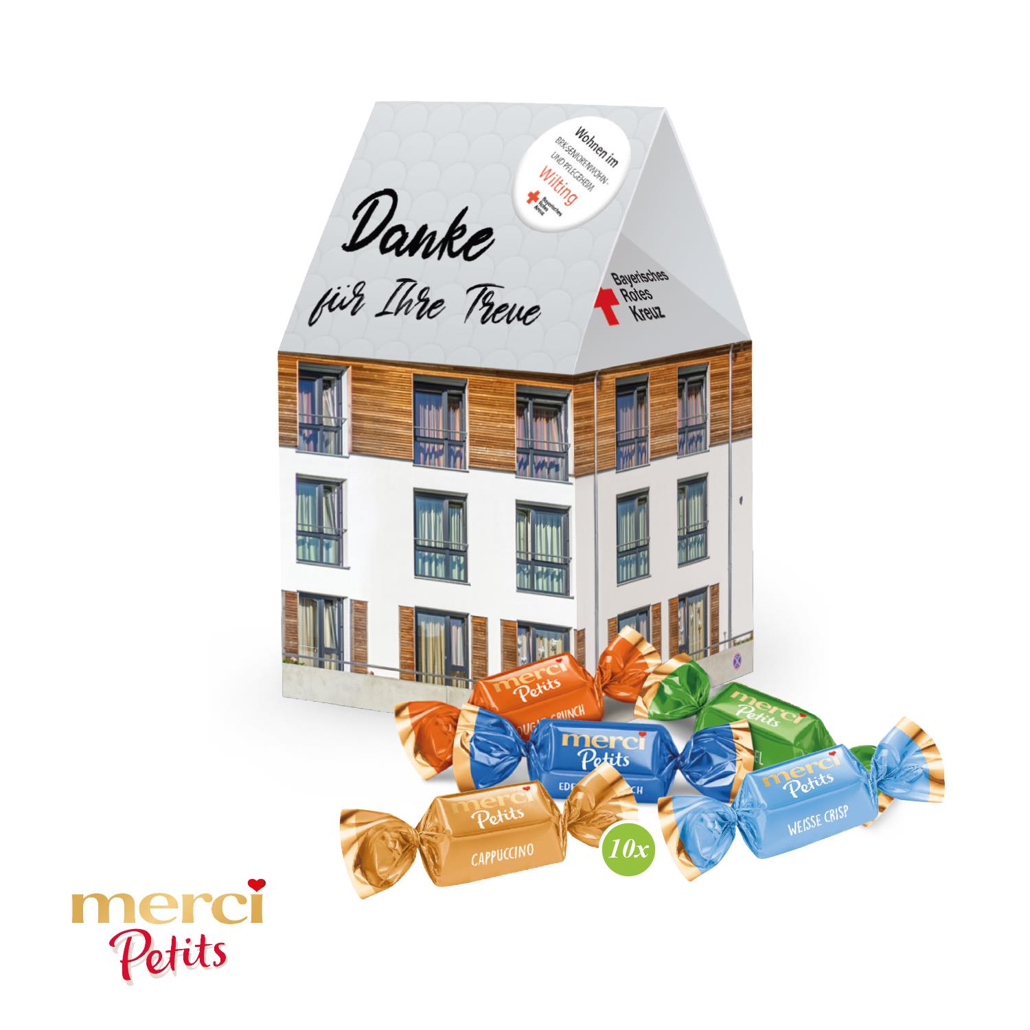 3D Präsent ´Haus´ mit Merci Petits Merci