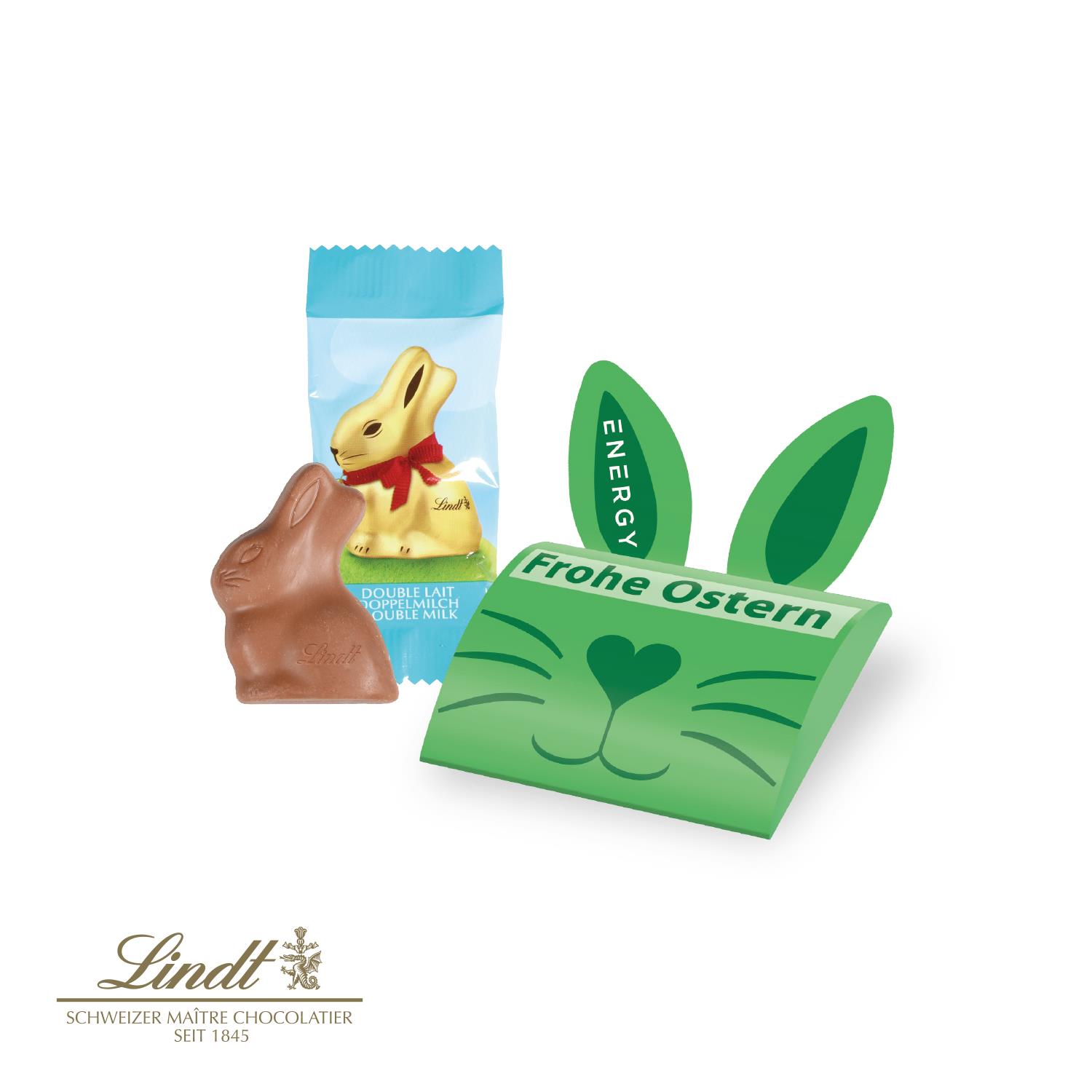Lindt 2D-Goldhäschen im Werbebriefchen Lindt
