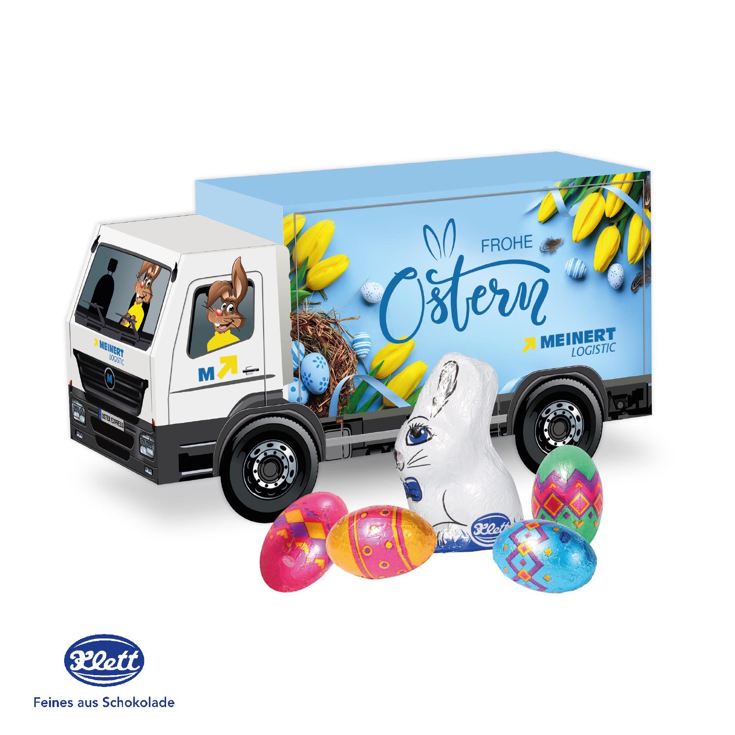 3D Präsent ´LKW´ Ostern mit Schokoladenmischung von Klett