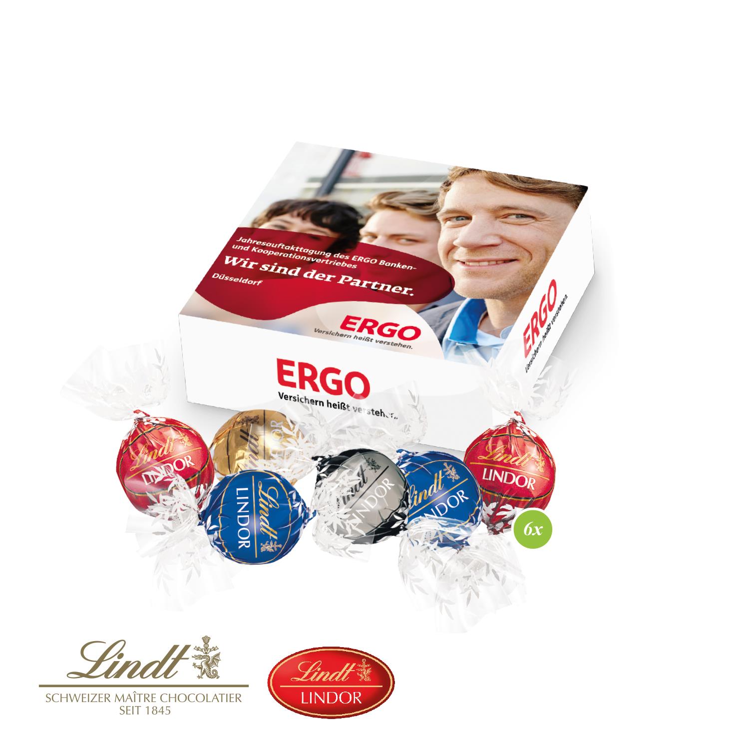 Lindor-Präsent, 6er Lindt
