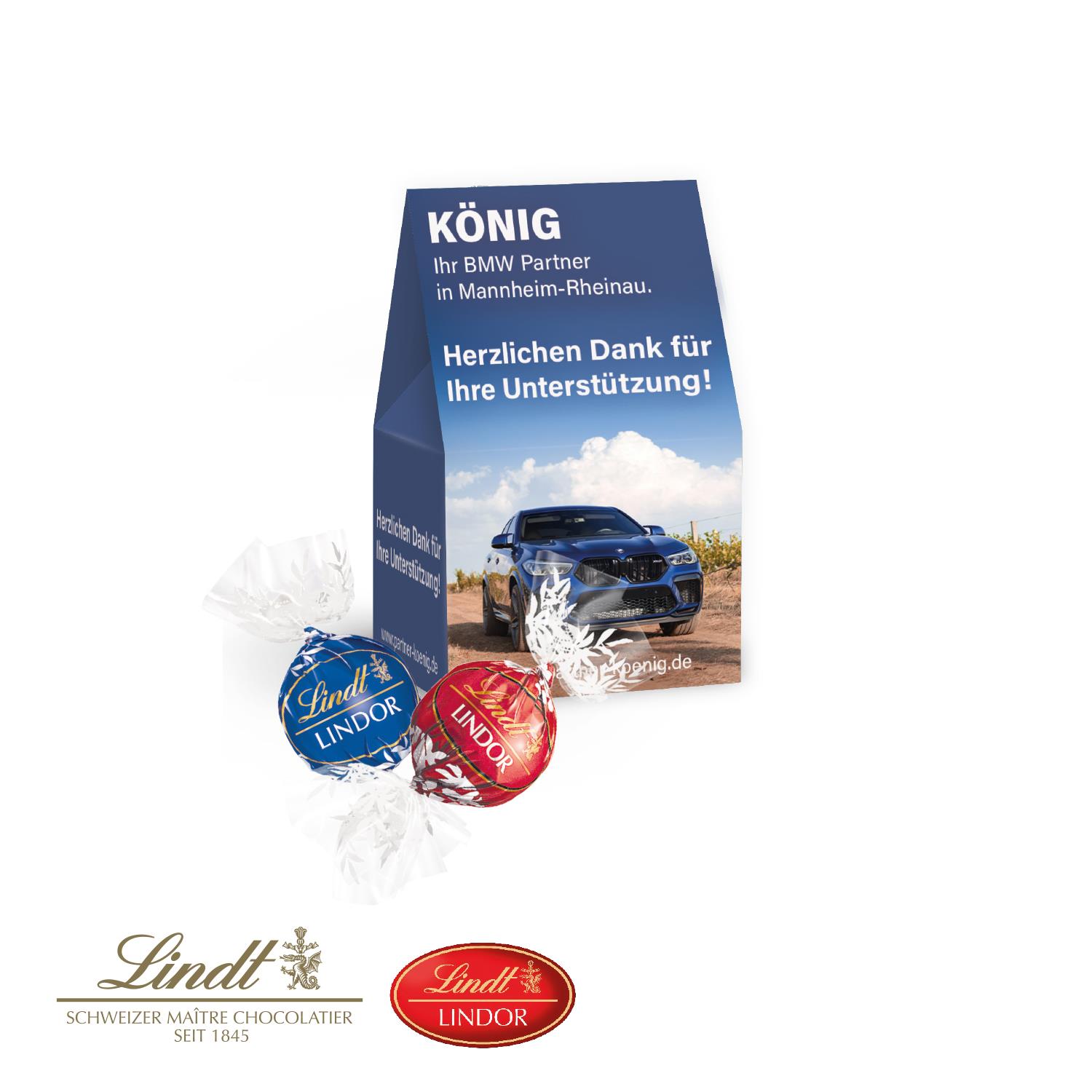 Werbepräsent ´Selection Mini´ mit Lindt Lindor Pralinés Lindt
