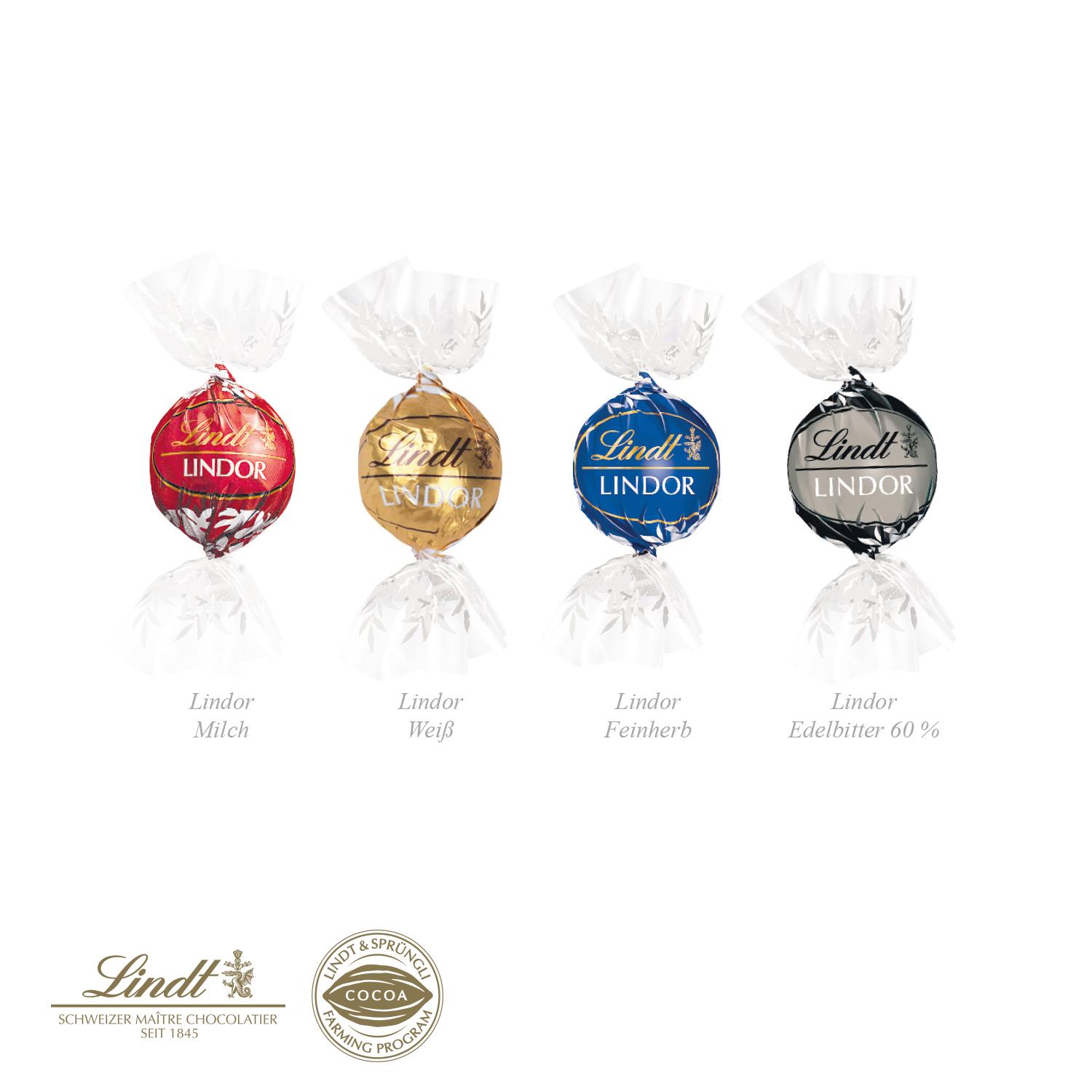 Werbepräsent ´Selection Mini´ mit Lindt Lindor Pralinés Lindt