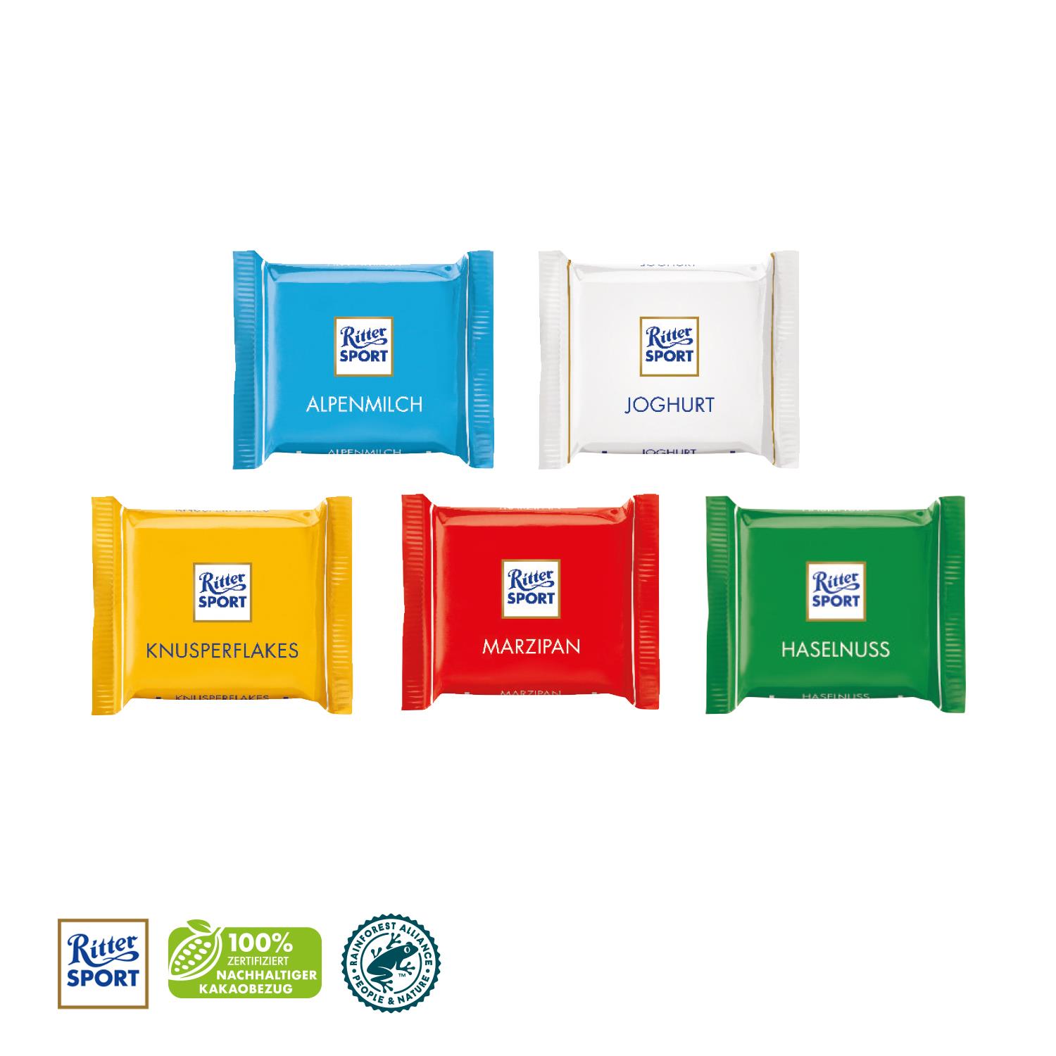 Ritter SPORT ´Mini´ im Werbebriefchen Ritter SPORT
