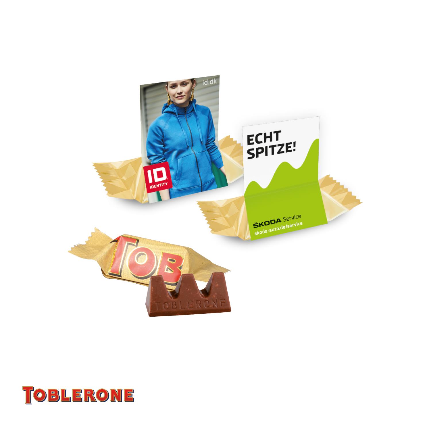 TOBLERONE Mini im Werbeaufsteller Toblerone