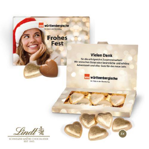 Präsentbox ´Business´ mit Lindt Schokoherzen Lindt