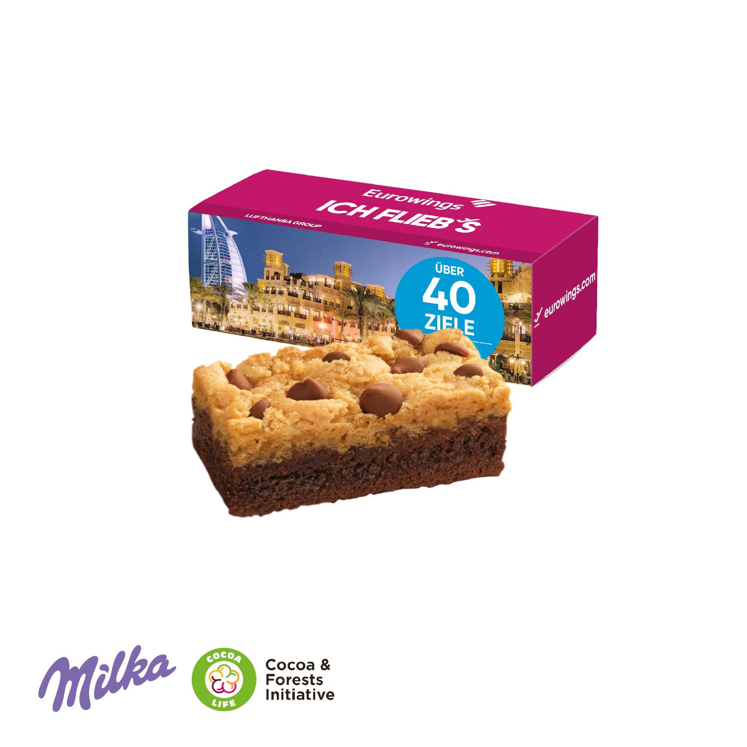 Milka Choco Brookie in Werbebo Milka