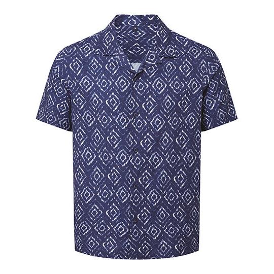 Navy-White-Aztec