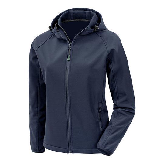 Women´s Recycled 3-Layer Printable Hooded Softshell Jacket