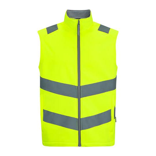 Hi-Vis Pro Contract Ablaze Softshell Bodywarmer