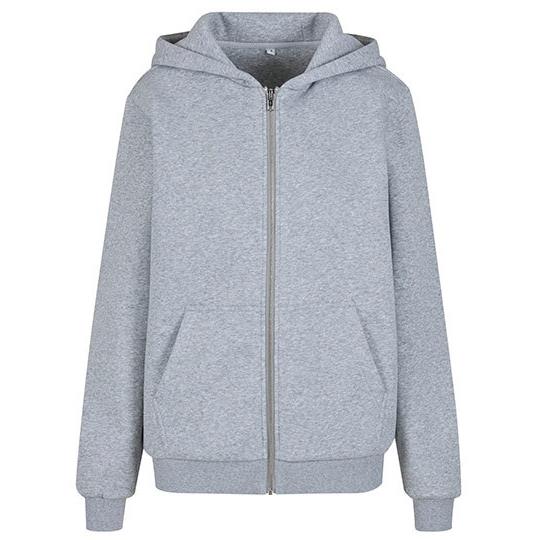 Ladies Fluffy Zip Hoody