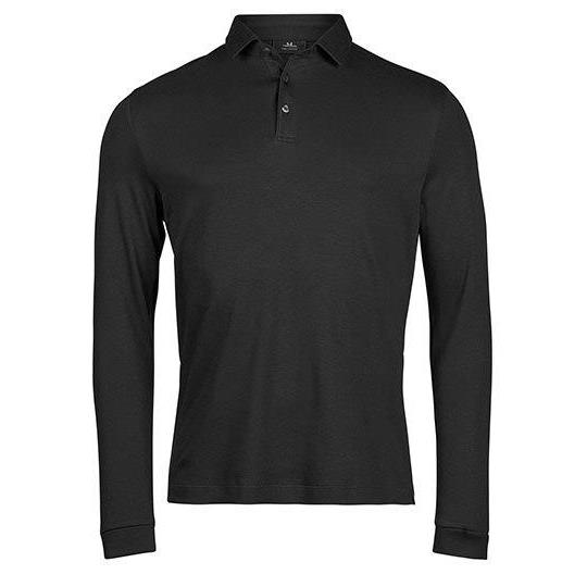 Pima Cotton Long Sleeve Polo