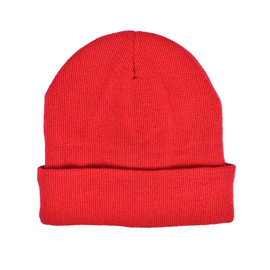 Knitted Hat with Fleece