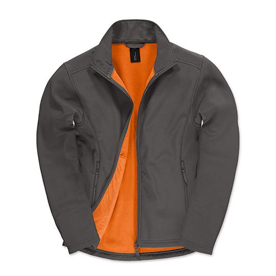 Dark Grey (Solid) Neon Orange