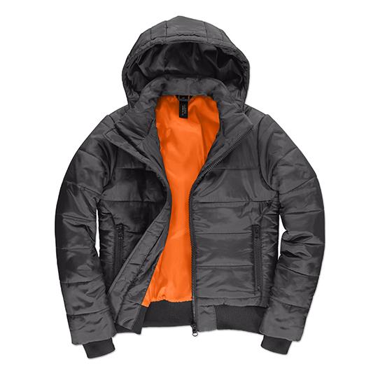 Dark Grey (Solid) Neon Orange