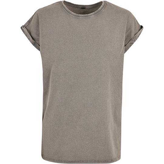 Ladies´ Acid Washed Extended Shoulder Tee