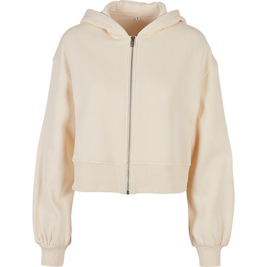 Ladies Short Oversized Zip Jacket