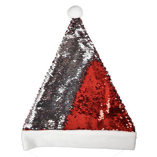 Christmas Hat / Nikolaus Mütze mit Pailletten