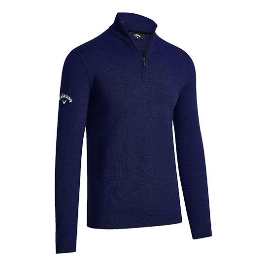 Men´s 1/4 Zipped Merino Sweater