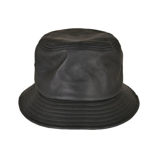 Imitation Leather Bucket Hat