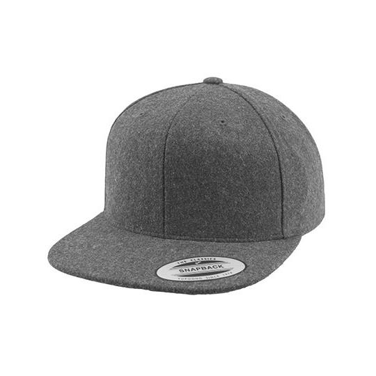 Melton Wool Snapback Cap